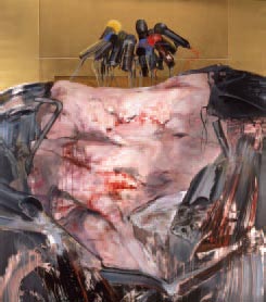 Franta, Prime time, 2001. 260 x 200 cm. Peinture acrylique.