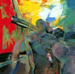 Franta, Eden, 1985. 160 x 160 cm. Peinture acrylique.