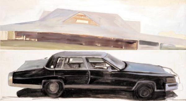 Jacqueline Taïb, Sans titre, 2002. Diptique , 24 x 71,5 cm chacun.