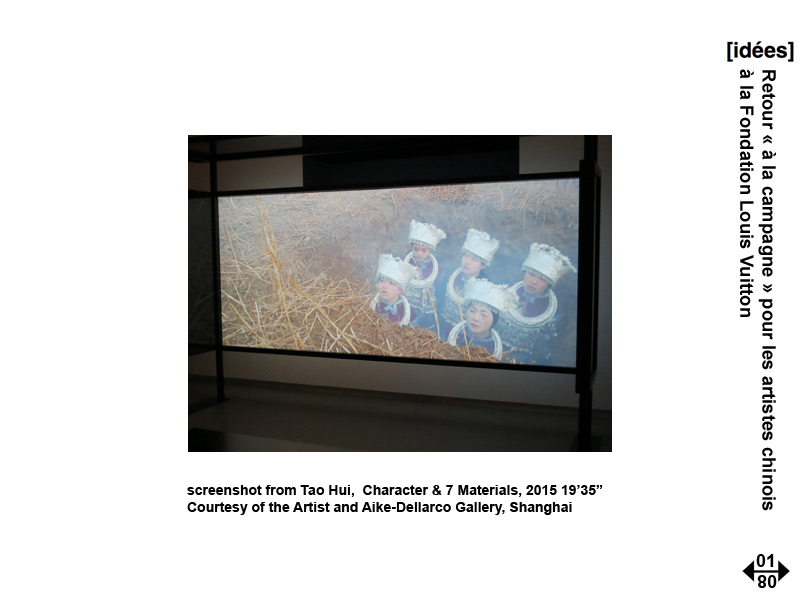 Retour - a la campagne - pour les artistes chinois