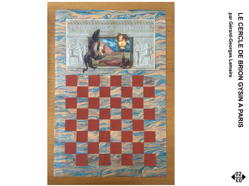 LE CERCLE DE BRION GYSIN A PARIS 