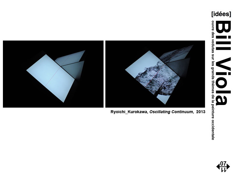 Bill Viola ouvre des vedutas sur les grands thèmes de la peinture occidentale